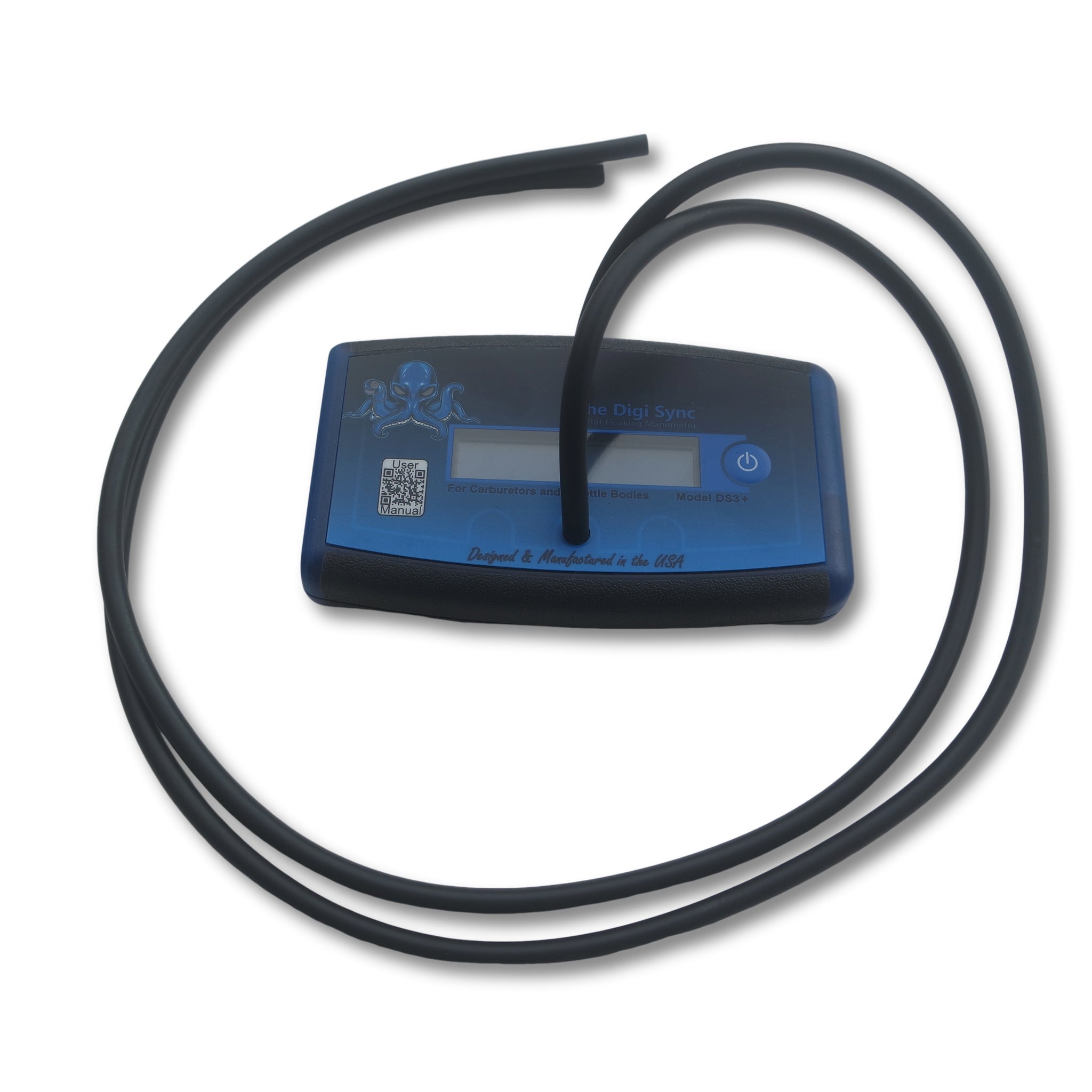 HpLive Vergaser Synchronisator Set Für 2-Zylinder Motorräder - Vakuum Messgerät Mit Zubehör