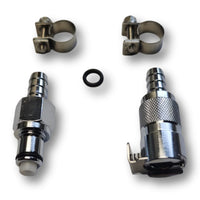 
              Messing Chrom Schnellverschluss Kraftstoffanschluss KTM 690 & KTM / Aprilia V Twin
            